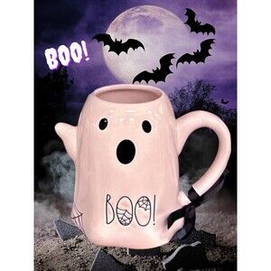 NWT Rae Dunn Pink BOO GHOST MUG 2024 Release